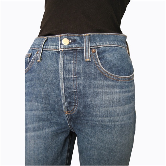 ARITZIA Denim Forum Jeans Yoko High Rise Slim Crop 27 - Picture 3 of 12